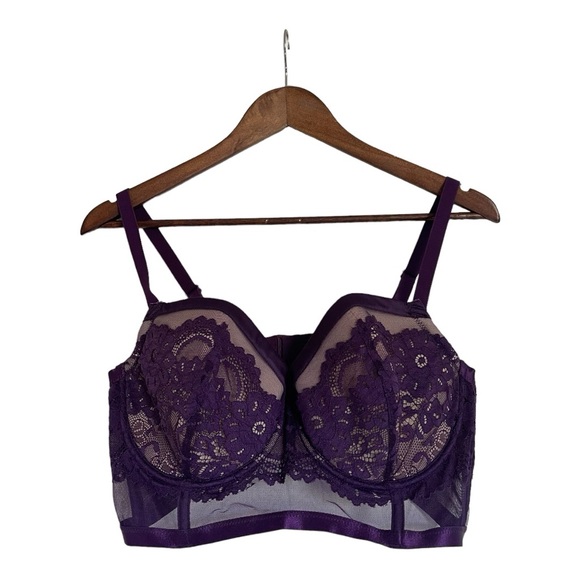 torrid Other - NEW Torrid Dark Purple Lace Bra Women's Size Torrid 1 NWT